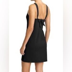 Athleta KOKOMO Solid Black Casual Strappy Sleeveless Swim Dress Sz S 739779